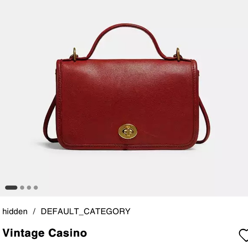 Vintage Coach Casino Crossbody